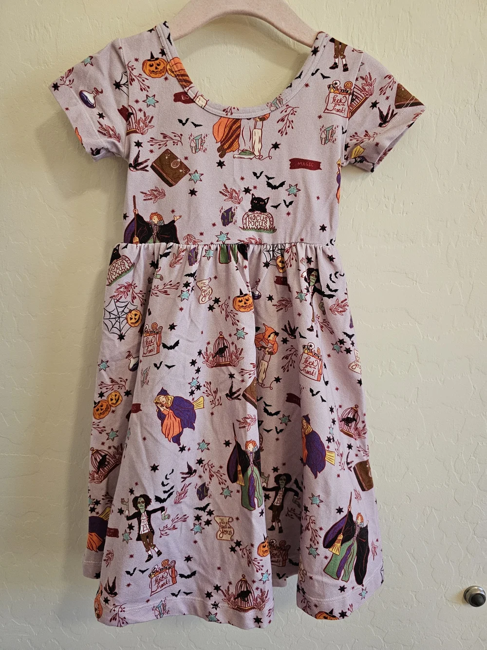 Elisabeth + Faith Halloween Hocus Pocus Girls Twirl Dress 2/3